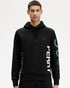 Fred Perry Graphic Logo Hoodie Black